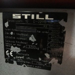 foto vzv ele. na 1.5t Still RX50-15 vysokozdvižný vozík